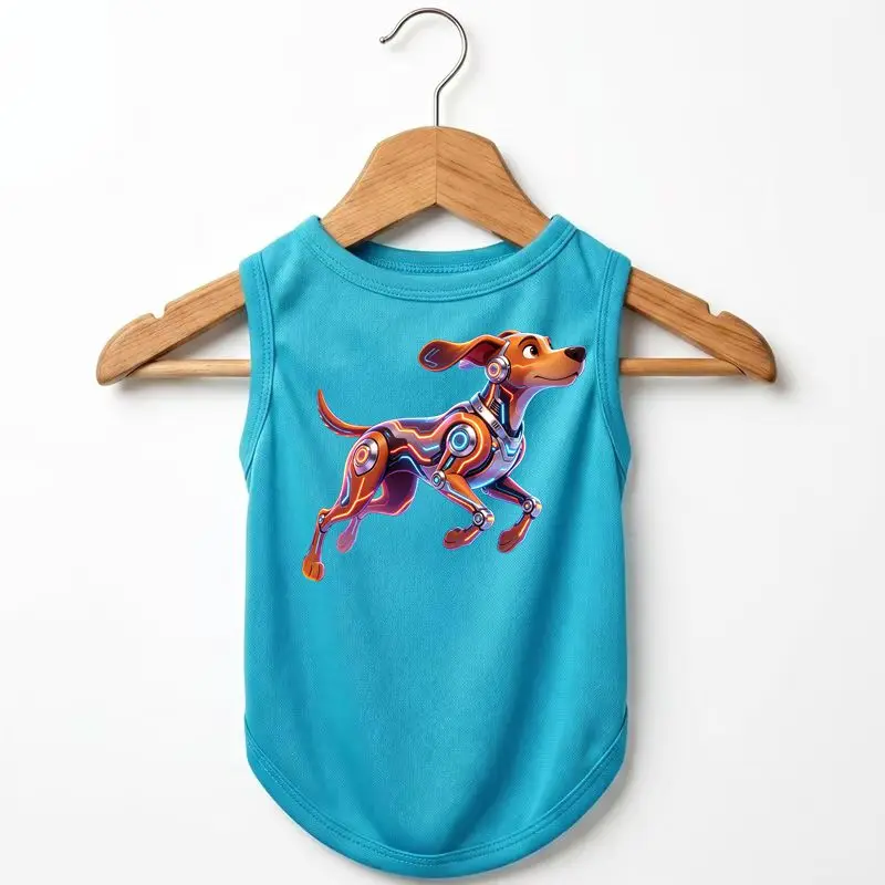 Summer Pet Vest for Dogs, Lightweight Quick Dry Puppy Clothes, Robot Dog Print Non-Cotton Tank Top for Hot Weather
Summer Pet Vest for Dogs, Lightweight Quick Dry Puppy Clothes, Robot Dog Print Non-Cotton Tank Top for Hot Weather