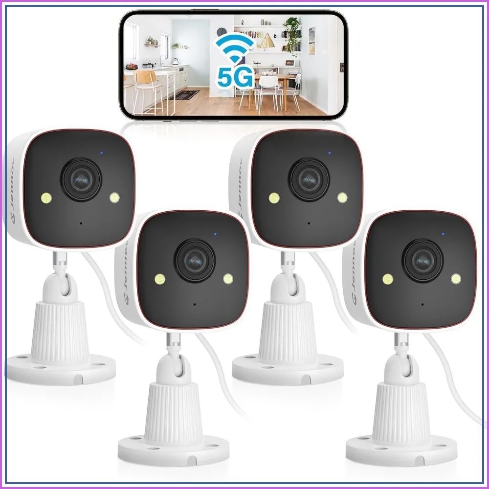 2K WiFi Security Camera Indoor/Outdoor, Plug-in, Color Night Vision, Human Detection, 2-Way Audio, IP66, 5G/2.4G
2K WiFi Security Camera Indoor/Outdoor, Plug-in, Color Night Vision, Human Detection, 2-Way Audio, IP66, 5G/2.4G