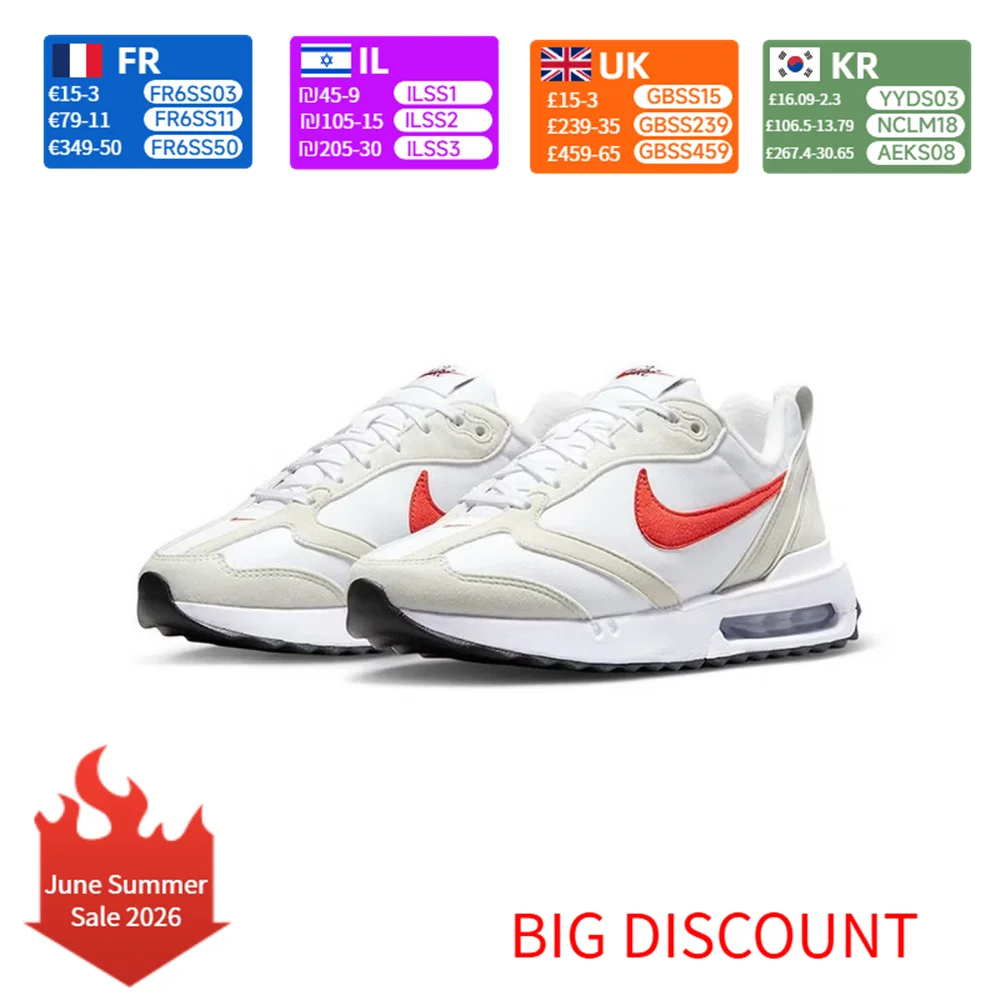 Nike Air Max Dawn Unisex Lifestyle Shoes Air Cushioning Comfort Lightweight DC4068-101
Nike Air Max Dawn Unisex Lifestyle Shoes Air Cushioning Comfort Lightweight DC4068-101