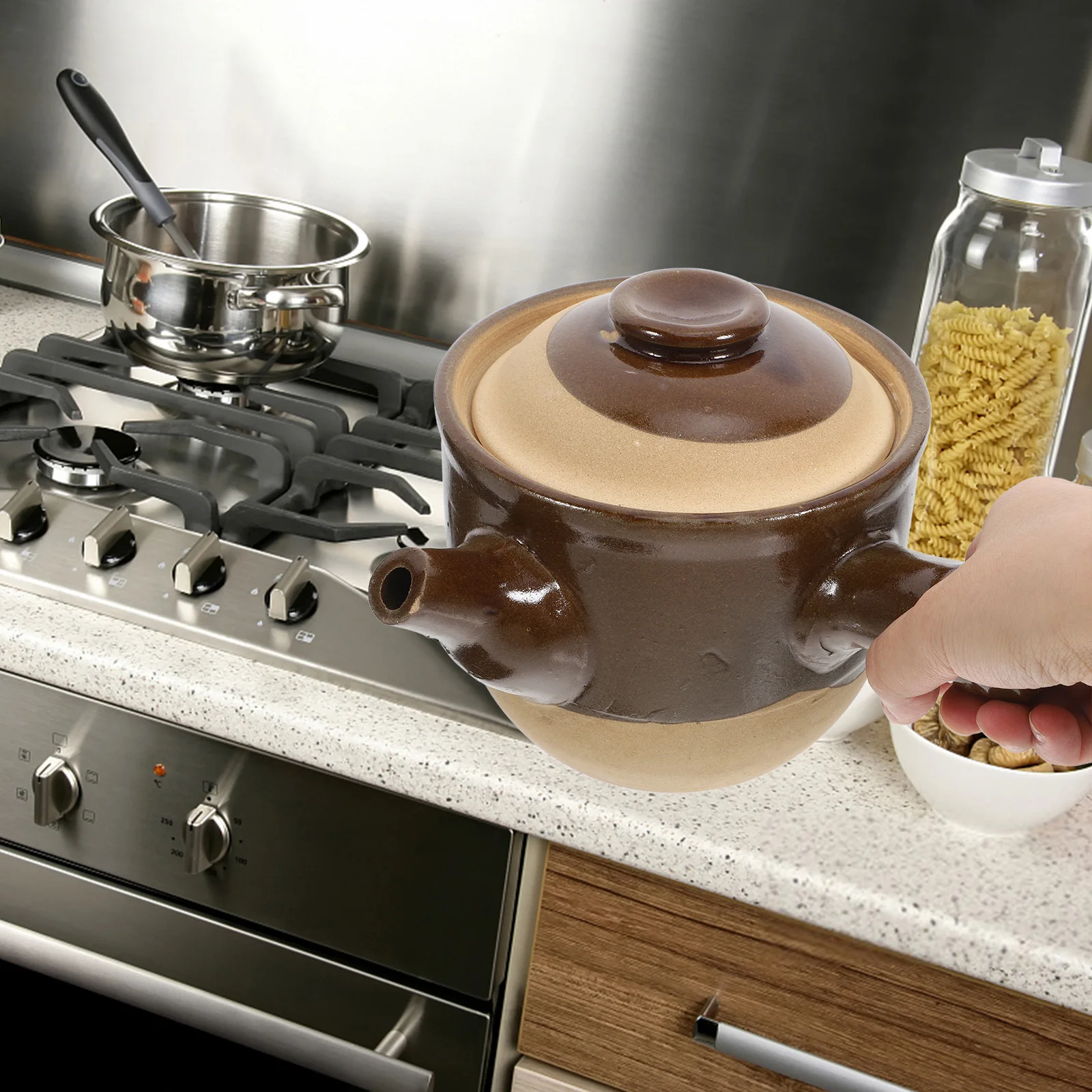 Керамическая сковорода для запеканки, кастрюля для китайской медицины, термостойкая кухонная утварь, многофункциональная сковорода для кипячения чая
Керамическая сковорода для запеканки, кастрюля для китайской медицины, термостойкая кухонная утварь, многофункциональная сковорода для кипячения чая