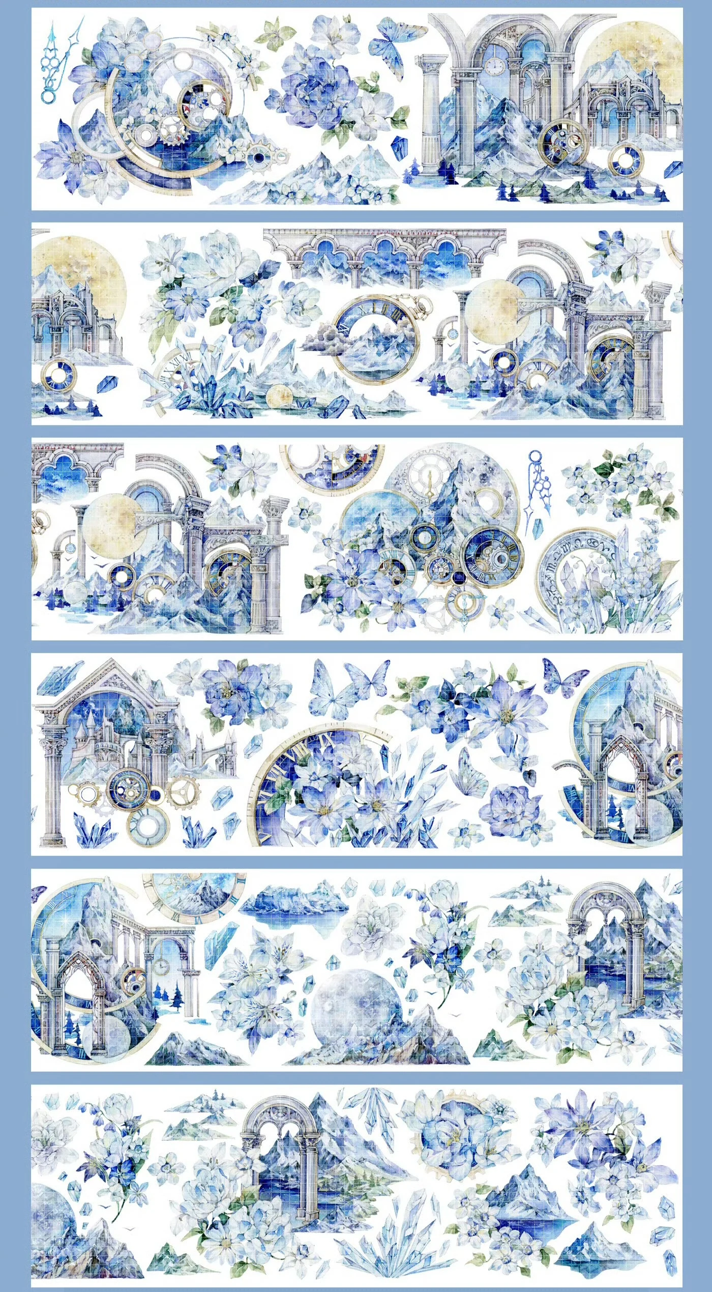 1 Loop Washi Pet Tape Sample Xiao Wang Paper & Little Fox Series, Clear Mountain Snow Valley, Crocein • Sleeping, Crocein • Eter
1 Loop Washi Pet Tape Sample Xiao Wang Paper & Little Fox Series, Clear Mountain Snow Valley, Crocein • Sleeping, Crocein • Eter