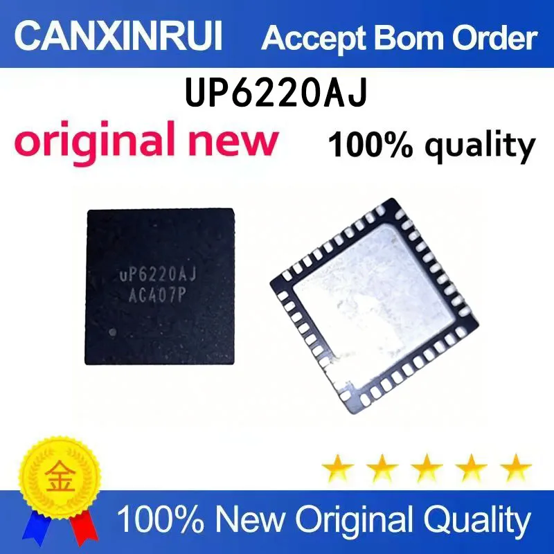 (5-100 pieces)Brand new UP6220AJ notebook IC QFN in stock
(5-100 pieces)Brand new UP6220AJ notebook IC QFN in stock