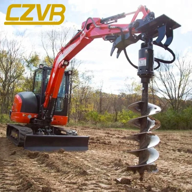 Heavy Duty Hydraulic Earth Auger 300mm For 1-3 Ton Mini Excavator Post Hole Fence Piling CE Certified
Heavy Duty Hydraulic Earth Auger 300mm For 1-3 Ton Mini Excavator Post Hole Fence Piling CE Certified