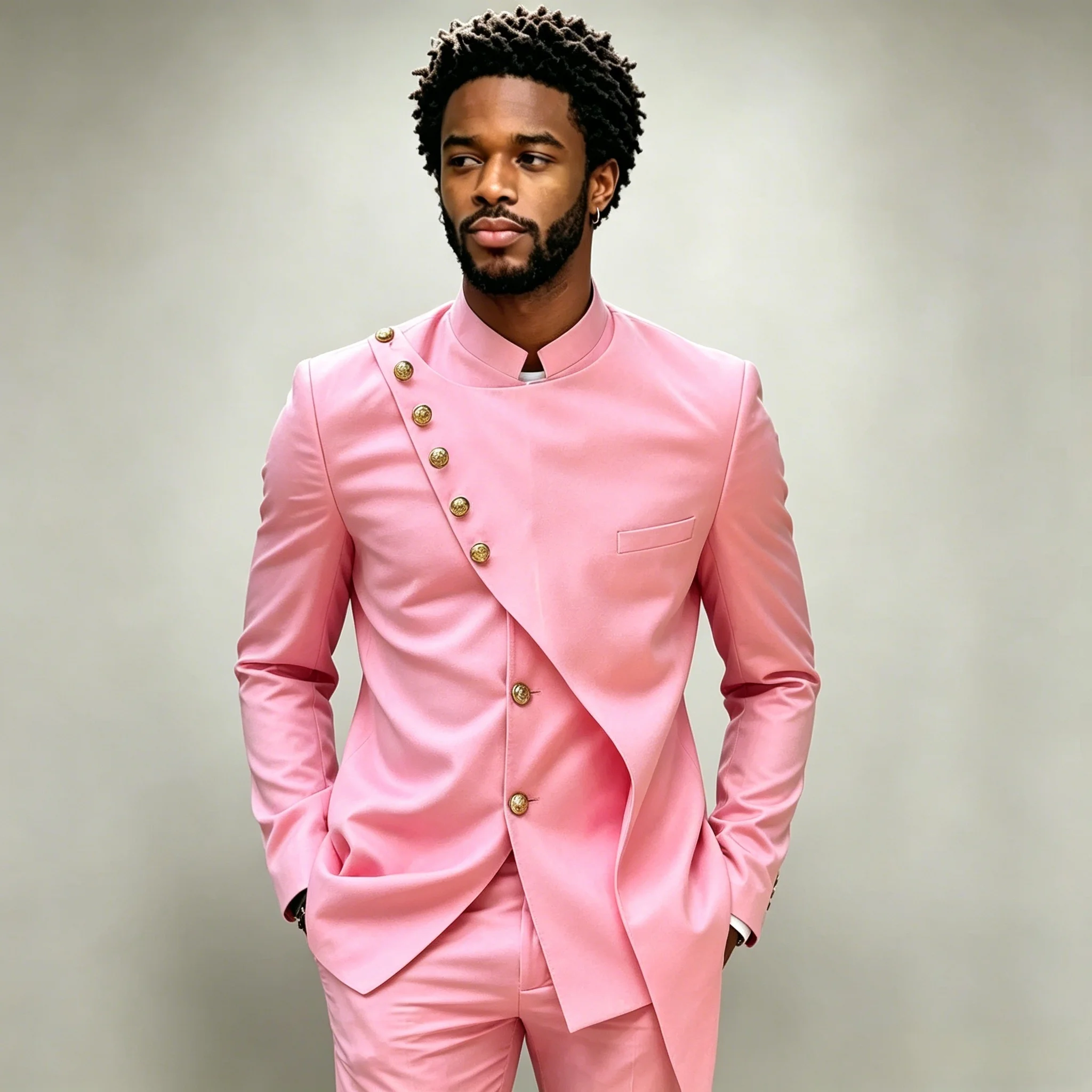 Pink Blazer Sets Single Breasted Men Suits Coat Pant Design Terno Masculino Slim Fit Tuxedos Party Suits Wedding Suits For Men
Pink Blazer Sets Single Breasted Men Suits Coat Pant Design Terno Masculino Slim Fit Tuxedos Party Suits Wedding Suits For Men