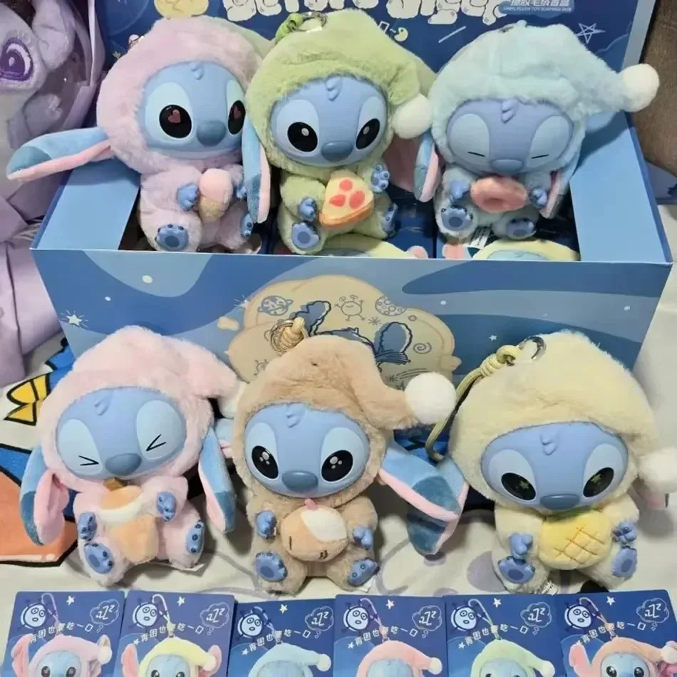 Новая милая серия Disney Lilo Stitch Eat Something Before Sleep, слепая коробка, игрушки, виниловая кукла, аниме-фигурка, стежка, кукла, подарки на день рождения 
Новая милая серия Disney Lilo Stitch Eat Something Before Sleep, слепая коробка, игрушки, виниловая кукла, аниме-фигурка, стежка, кукла, подарки на день рождения