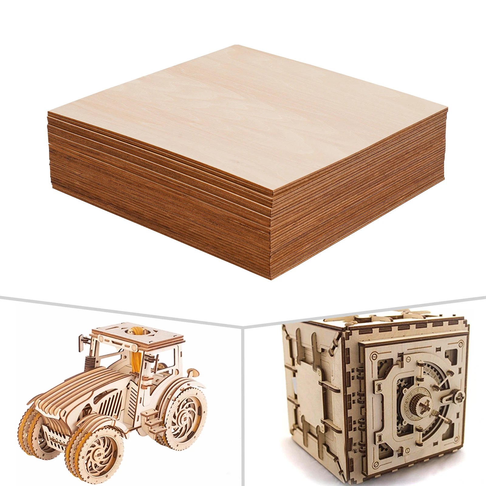 30Pcs 3mm Basswood Sheets 30x30cm Rectangle Blank Wooden Unfinished Wood Boards for DIY Craft Painting Engraving Laser Cutting
30Pcs 3mm Basswood Sheets 30x30cm Rectangle Blank Wooden Unfinished Wood Boards for DIY Craft Painting Engraving Laser Cutting