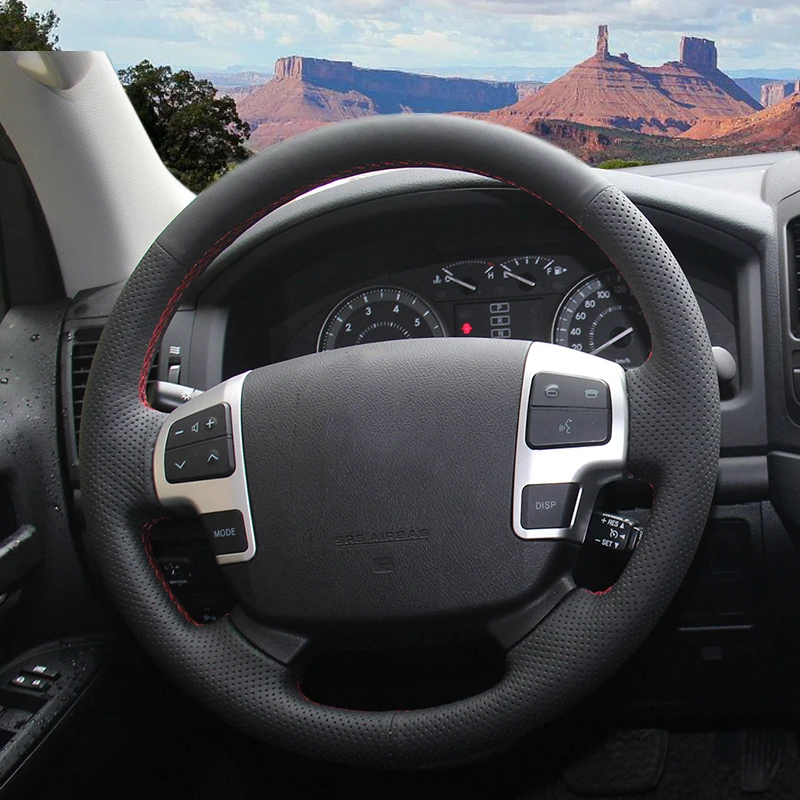 Изготовленный на заказ кожаный чехол на руль из микрофибры для Toyota Land Cruiser 2008-2015 Tundra 2007-2013 Sequoia 2008-2011, авточехол
Изготовленный на заказ кожаный чехол на руль из микрофибры для Toyota Land Cruiser 2008-2015 Tundra 2007-2013 Sequoia 2008-2011, авточехол