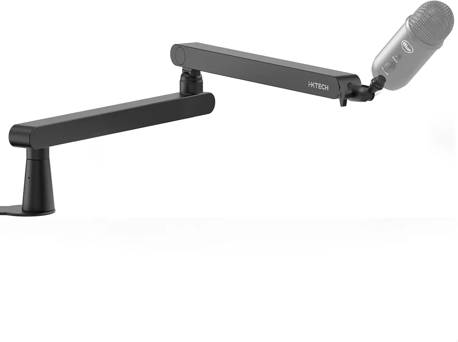 Low Profile 360° Swivel Mic Boom Arm with Detachable Rise Column and Cable Management for Streaming and Recording
Low Profile 360° Swivel Mic Boom Arm with Detachable Rise Column and Cable Management for Streaming and Recording