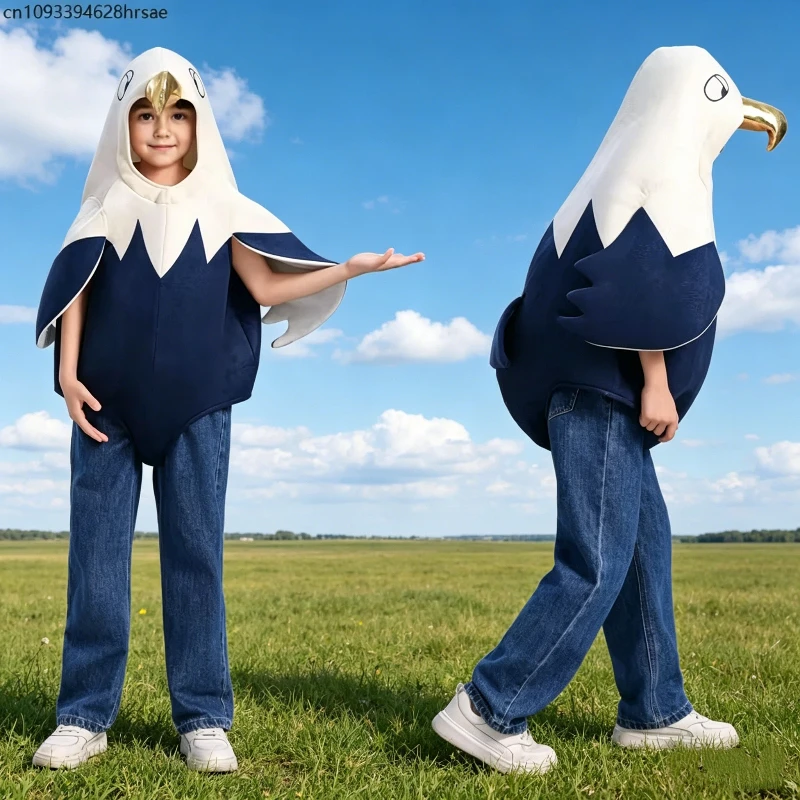 O Bald Eagle Cosplay Enfant Costume for Junge Mädchen School Game Event Festive Outfit Animal Theme Party Stage Performance Suit
O Bald Eagle Cosplay Enfant Costume for Junge Mädchen School Game Event Festive Outfit Animal Theme Party Stage Performance Suit