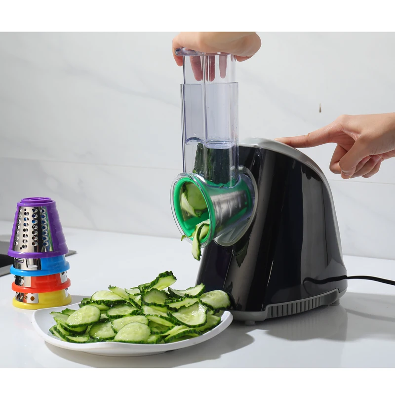 Electric Slicer Shredder for Cheeses, Fruits, Vegetable Cutter Salad Maker Professional Shooter
Electric Slicer Shredder for Cheeses, Fruits, Vegetable Cutter Salad Maker Professional Shooter