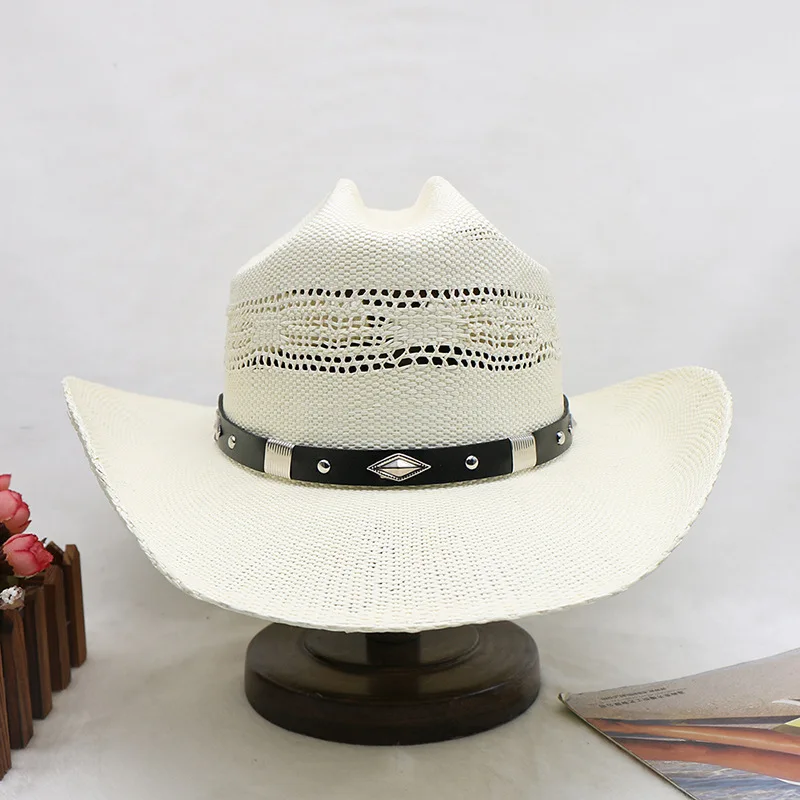 Men's and Women's Woven Handmade Straw-Woven Ceremonial Hat, Knight Cowboy Hat, Western British Jazz Hat
Men's and Women's Woven Handmade Straw-Woven Ceremonial Hat, Knight Cowboy Hat, Western British Jazz Hat