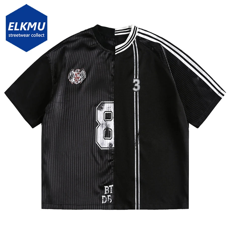 Streetwear Hip Hop T-shirts Patchwork Oversized T Shirts Men Summer Casual Loose Tee Tops Harajuku Oversized Tshirts
Streetwear Hip Hop T-shirts Patchwork Oversized T Shirts Men Summer Casual Loose Tee Tops Harajuku Oversized Tshirts