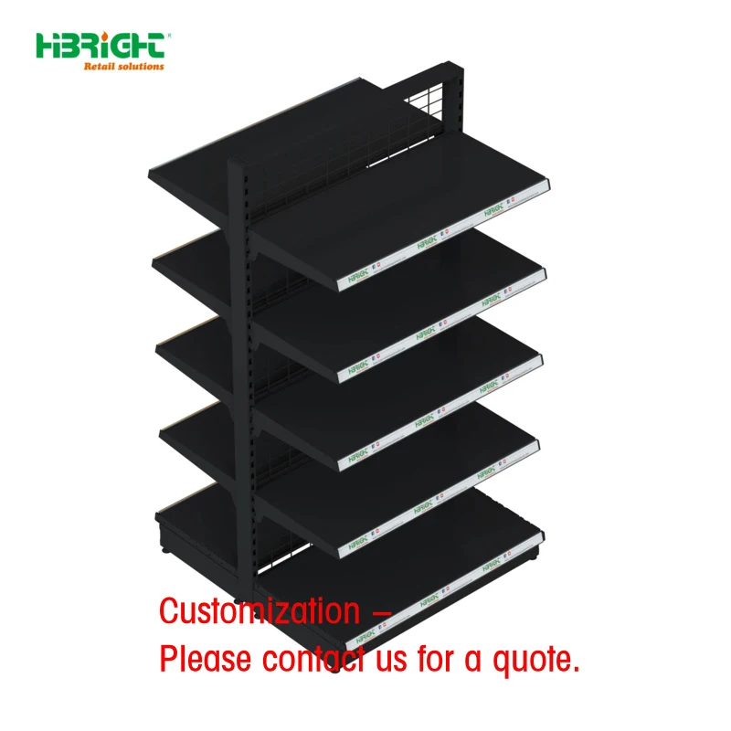 custom.Highbright HBE-SR Heavy Duty Metal Supermarket Display Rack Back Freestanding Solid Shelves 4/5 Shelves Polished Quick
custom.Highbright HBE-SR Heavy Duty Metal Supermarket Display Rack Back Freestanding Solid Shelves 4/5 Shelves Polished Quick
