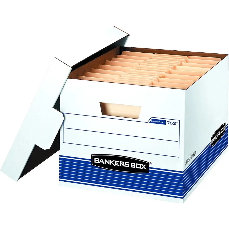 30 Pack Stor File Medium-Duty File Storage Boxes With FastFold Lift-Off Lid For Letter Legal
30 Pack Stor File Medium-Duty File Storage Boxes With FastFold Lift-Off Lid For Letter Legal