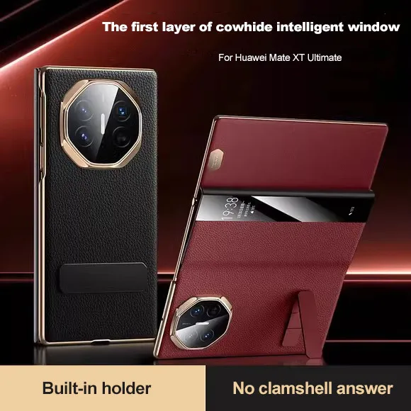 Leather Protective Case For Huawei Mate XT Ultimate Allinclusive Anti-Fall Magnetic Flip Stand Premium Material Protective Cover
Leather Protective Case For Huawei Mate XT Ultimate Allinclusive Anti-Fall Magnetic Flip Stand Premium Material Protective Cover