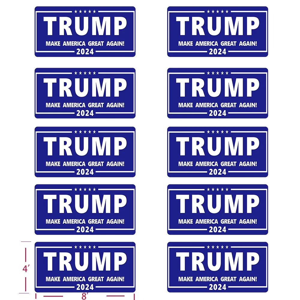 10Pack Trump 2024 Car Stickers,8x4 inches Big Trump Letters Car Decal, Make America Great Again 2024 Bumper Stickers
10Pack Trump 2024 Car Stickers,8x4 inches Big Trump Letters Car Decal, Make America Great Again 2024 Bumper Stickers