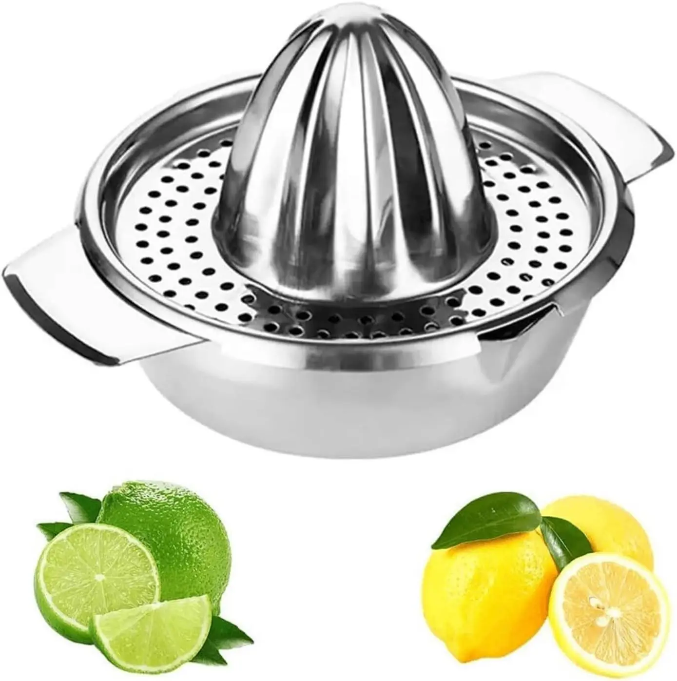 Manual Stainless Steel Lemon Juicer, Hand Squeezer for Fresh Juice
Manual Stainless Steel Lemon Juicer, Hand Squeezer for Fresh Juice