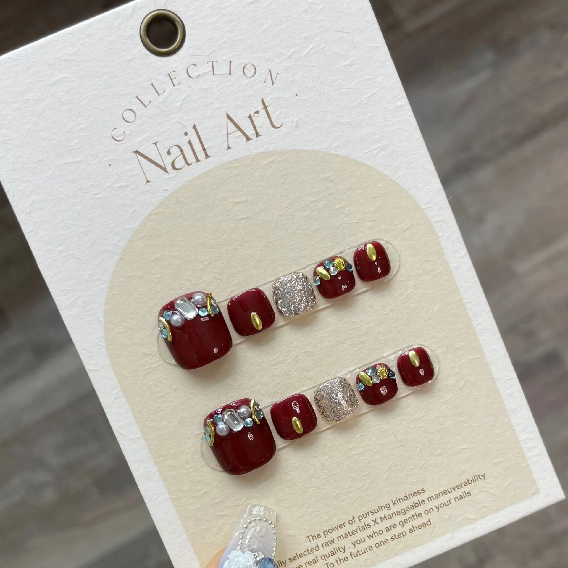 10 pcs Luxury Handmade Press on Nails Short Square CRAPE DANCE Design False Nails with 4-PIECE Tool Adhesive Nail Glue Tabs
10 pcs Luxury Handmade Press on Nails Short Square CRAPE DANCE Design False Nails with 4-PIECE Tool Adhesive Nail Glue Tabs