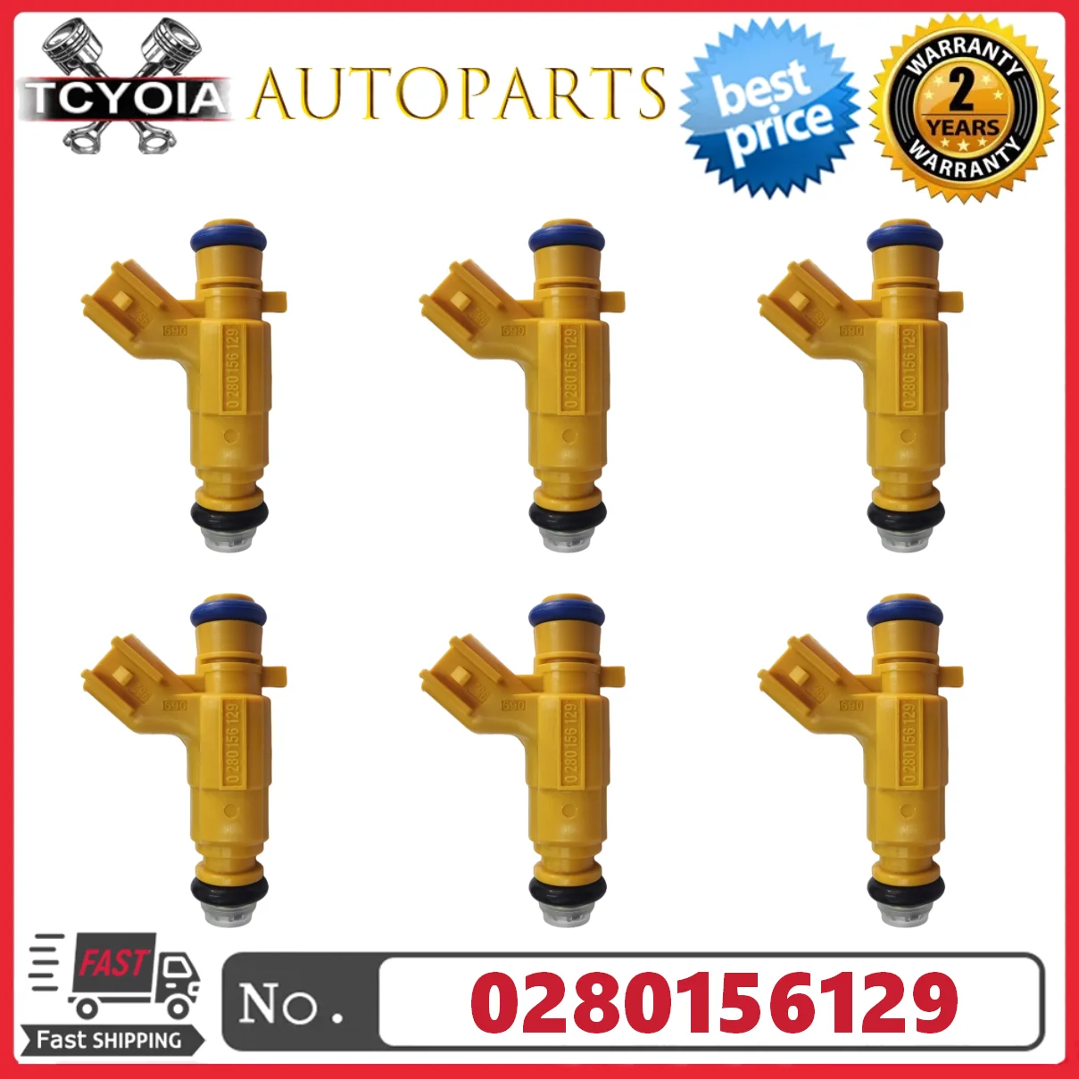 6 шт./лот топливные форсунки 0280156129 12581682 подходят для Opel Cadillac Saab 2.8L V6
6 шт./лот топливные форсунки 0280156129 12581682 подходят для Opel Cadillac Saab 2.8L V6