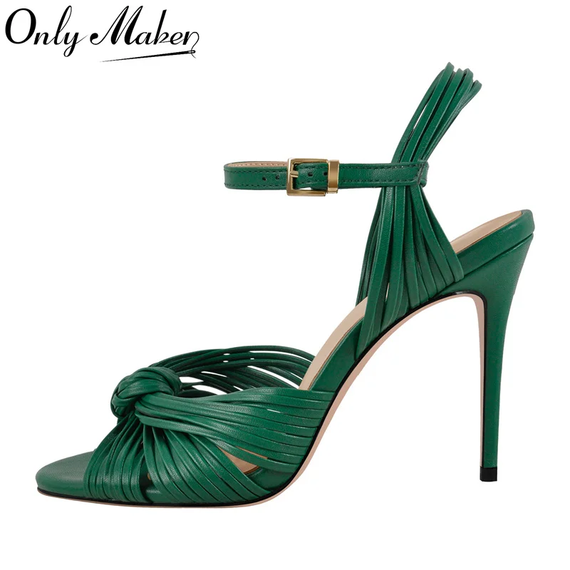 Onlymaker Peep Toe 10cm Thin High Heels Green SandalsShoes Open Toe Big Size Stiletto Party Dress Sandals
Onlymaker Peep Toe 10cm Thin High Heels Green SandalsShoes Open Toe Big Size Stiletto Party Dress Sandals