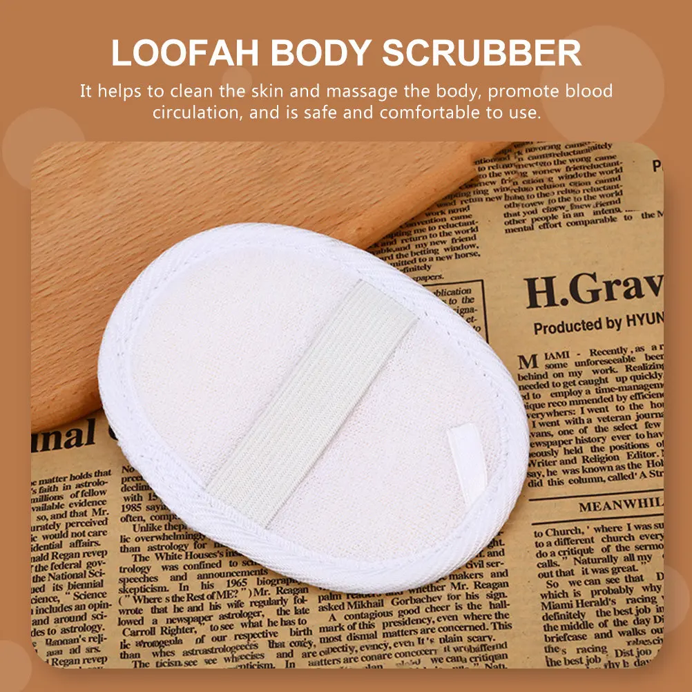 2Pcs Natural Loofah Pads with Lanyard and Elastic Band Gentle Exfoliating Body Scrubber for Babies Sensitive Skin Deep Cleansing
2Pcs Natural Loofah Pads with Lanyard and Elastic Band Gentle Exfoliating Body Scrubber for Babies Sensitive Skin Deep Cleansing