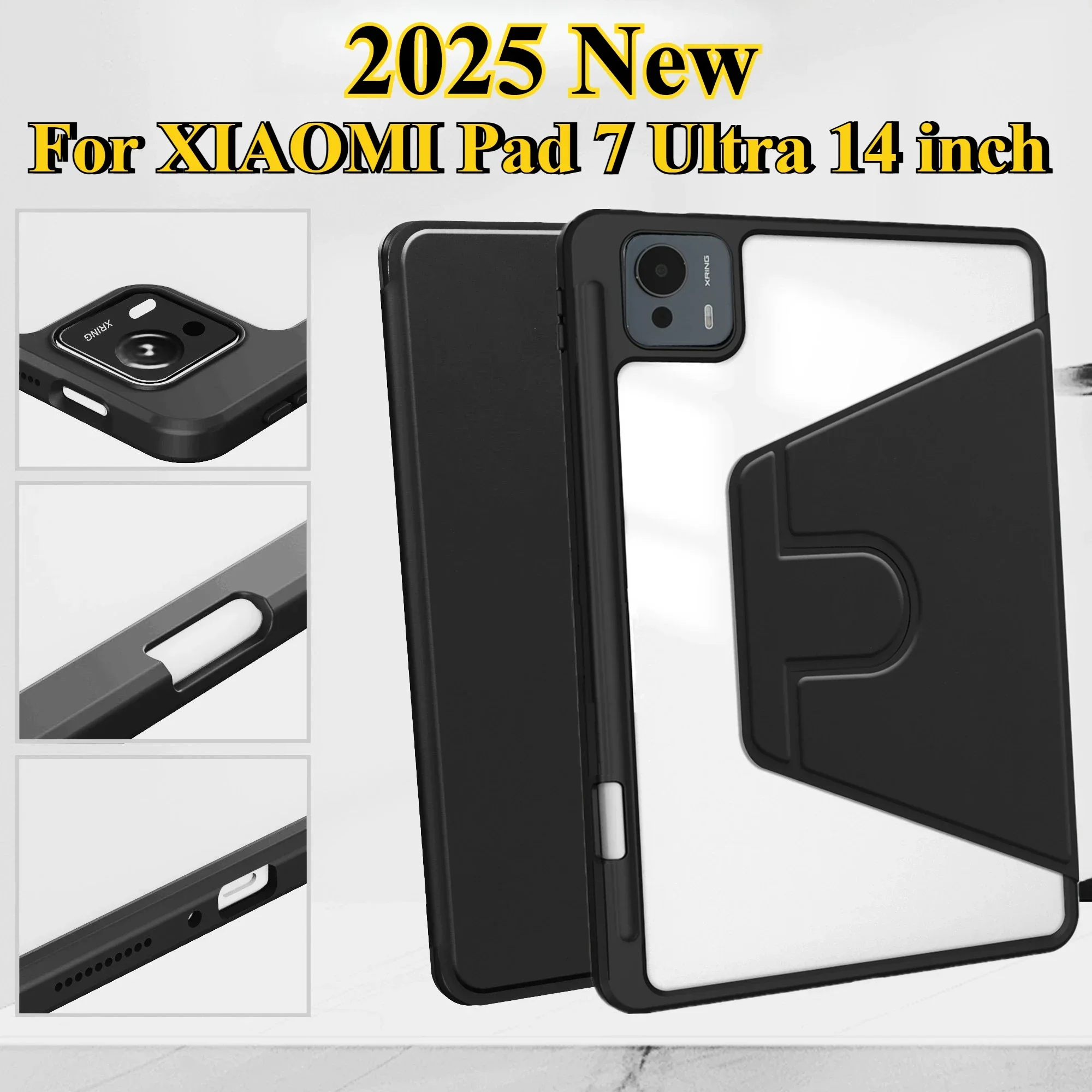 For 2025 New XIAOMI Pad 7 Ultra 14 inch Tablet 360 Rotatable Stand Case For Mi Pad 7/7Pro 11.2 " 2024 With Pen Slot Smart Fudna
For 2025 New XIAOMI Pad 7 Ultra 14 inch Tablet 360 Rotatable Stand Case For Mi Pad 7/7Pro 11.2 " 2024 With Pen Slot Smart Fudna