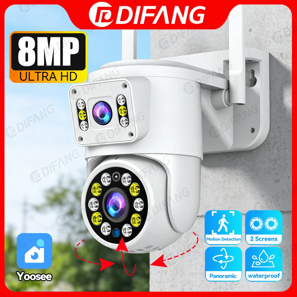 Yoosee 4K Mini Camera Dual Screen Security Protection Home Surveillance Night Vision CCTV IP Camera Yoosee Onvif Security Cam
Yoosee 4K Mini Camera Dual Screen Security Protection Home Surveillance Night Vision CCTV IP Camera Yoosee Onvif Security Cam