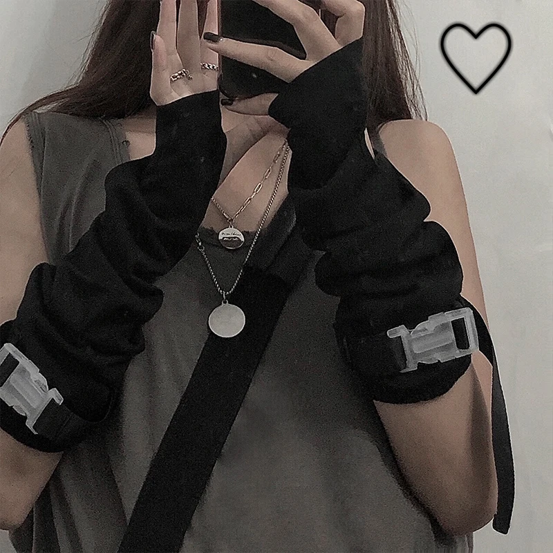 Y2k Girl Elbow Length Gloves Japanese Cotton Black Punk Lady Hollow Fingerless Harajuku Glove 2023 Safari Style Korean Mittens
Y2k Girl Elbow Length Gloves Japanese Cotton Black Punk Lady Hollow Fingerless Harajuku Glove 2023 Safari Style Korean Mittens