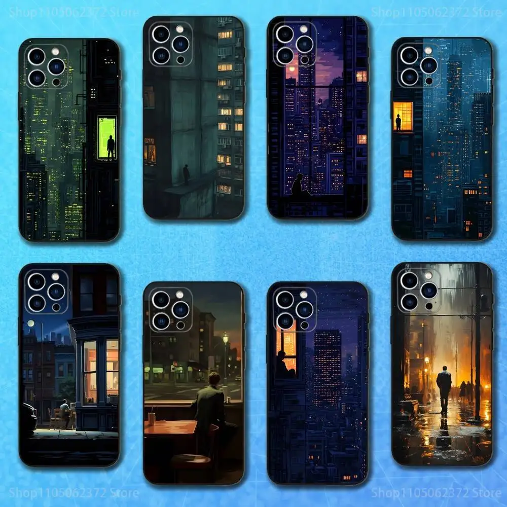 Loneliness Art Painting Phone Case For iPhone 16,15,14,13,12,11 Plus,Pro Max,XS,X,XR,SE,Mini,8,7,Soft Silicone Black Cover
Loneliness Art Painting Phone Case For iPhone 16,15,14,13,12,11 Plus,Pro Max,XS,X,XR,SE,Mini,8,7,Soft Silicone Black Cover