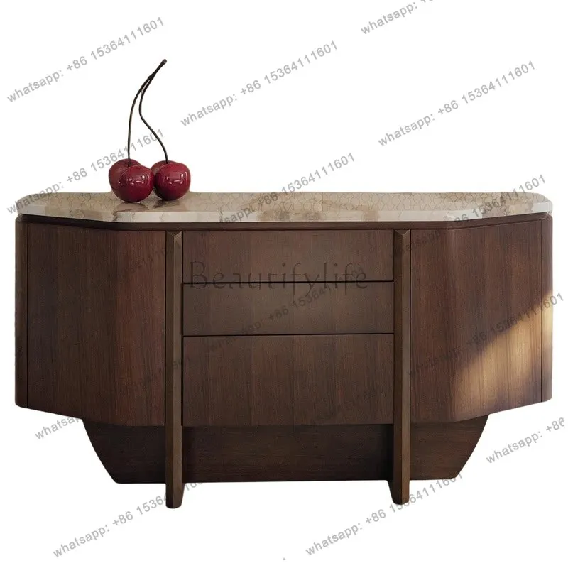 Italian minimalist solid wood porch cabinet, wabi sand wind marble luxury stone dining side decoration storage side cabinet
Italian minimalist solid wood porch cabinet, wabi sand wind marble luxury stone dining side decoration storage side cabinet