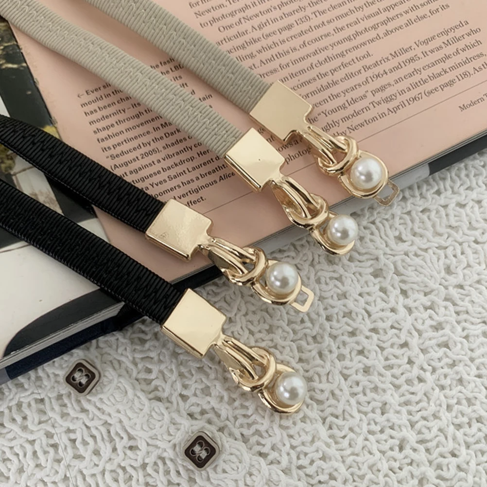 2pcs Pearl Buckle Belt Women Adjustable Waist Elastic Decorative Fashion Trendy Stylish Lightweight Comfortable Belts
2pcs Pearl Buckle Belt Women Adjustable Waist Elastic Decorative Fashion Trendy Stylish Lightweight Comfortable Belts