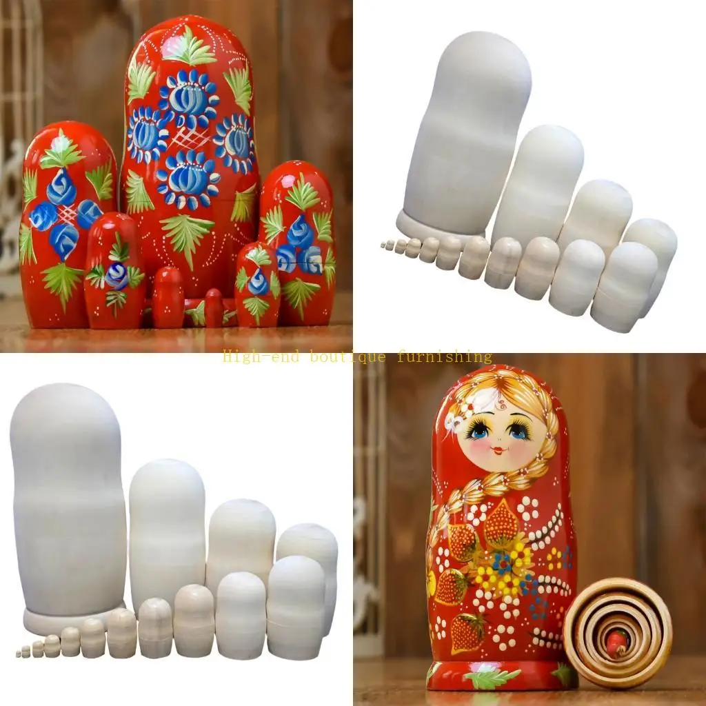 L9NB Blank Wooden Big Belly Russian Nesting Doll Unpainted Matryoshka Dolls Set
L9NB Blank Wooden Big Belly Russian Nesting Doll Unpainted Matryoshka Dolls Set