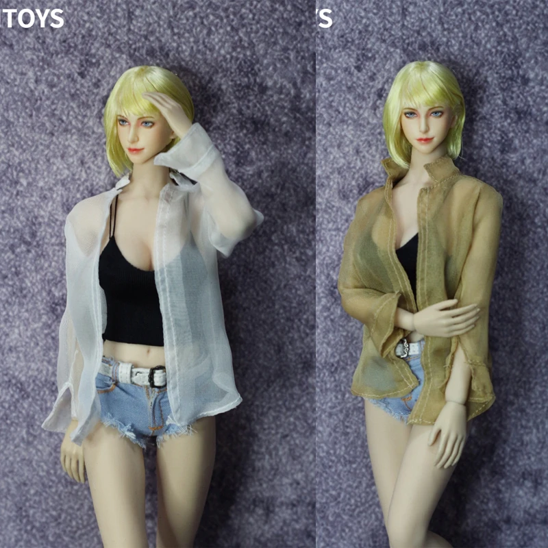 1/ 6 Soldier Clothes Accessories Model Transparent Tulle Coat Shirt For 12 inch Tbl Action Figure body doll
1/ 6 Soldier Clothes Accessories Model Transparent Tulle Coat Shirt For 12 inch Tbl Action Figure body doll