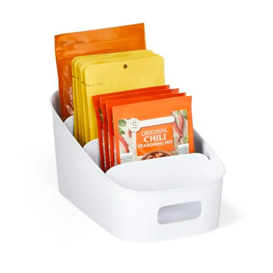 ShelfBin Packet Organizer, 4-Tier Stairstep Raised Divided Bin, BPA-Free Storage Caddy for Kitchen Pantry and Cabinet Organizat
ShelfBin Packet Organizer, 4-Tier Stairstep Raised Divided Bin, BPA-Free Storage Caddy for Kitchen Pantry and Cabinet Organizat