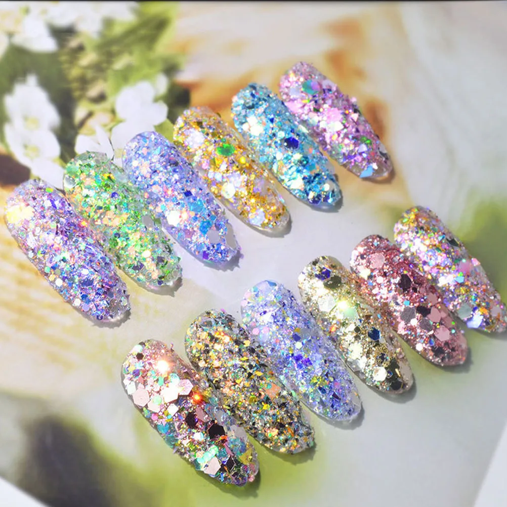 12 Boxes Art Sequins Nail Art Glitter Sparkly Plastic DIY Supplies Charming Decals Glitter Sticker Manicure Kit
12 Boxes Art Sequins Nail Art Glitter Sparkly Plastic DIY Supplies Charming Decals Glitter Sticker Manicure Kit