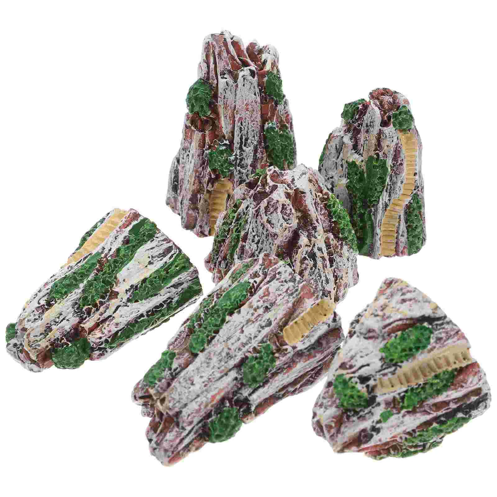 6 Pcs Micro Landscape Accessories Fish Tank Statue Decor Rockery Ornament Decorations
6 Pcs Micro Landscape Accessories Fish Tank Statue Decor Rockery Ornament Decorations