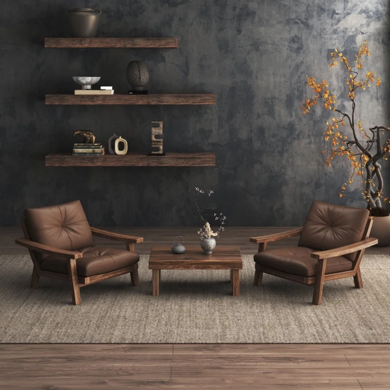 Solid wood Nordic retro armrest sofa new personalized garden balcony leisure chair wind courtyard
Solid wood Nordic retro armrest sofa new personalized garden balcony leisure chair wind courtyard