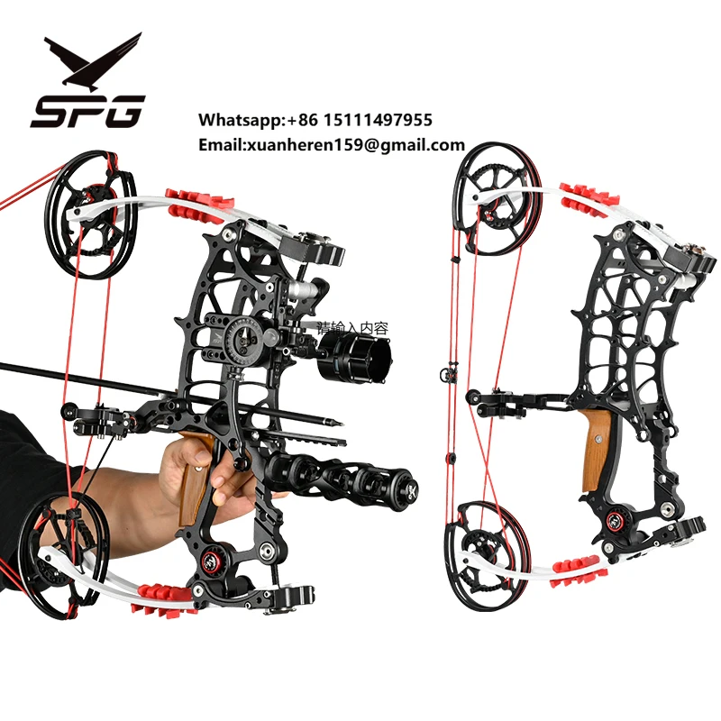 SPG Compound Bow Archery Hunting Fishing Bows and Arrow Sets Steel Ball Arrow Dual Use Adjustable Training Stabilizer Equipment
SPG Compound Bow Archery Hunting Fishing Bows and Arrow Sets Steel Ball Arrow Dual Use Adjustable Training Stabilizer Equipment