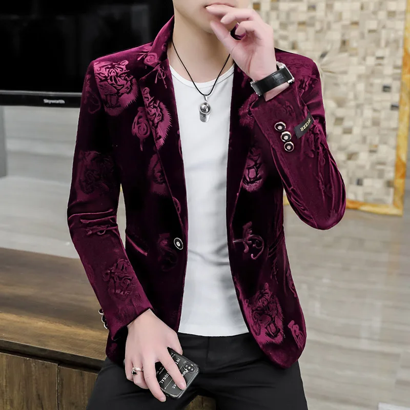 Blazer: An Outdoor Fashion Business Gentleman Wedding Host Slim-fit Versatile Casual Korean-style Youthful Velvet Men's Blazer
Blazer: An Outdoor Fashion Business Gentleman Wedding Host Slim-fit Versatile Casual Korean-style Youthful Velvet Men's Blazer
