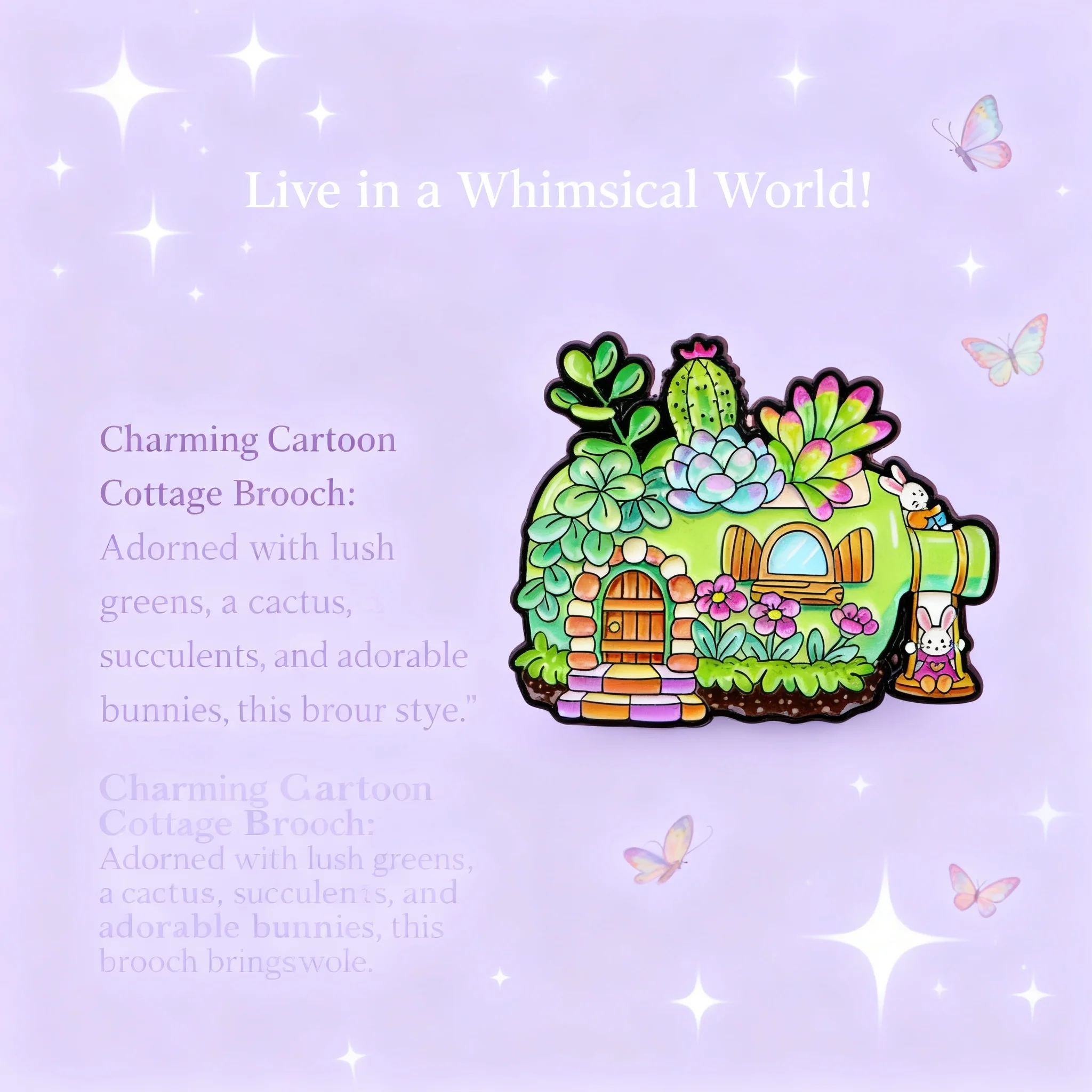 Succulent House Brooch Pin Clothing Bag Accessories Alloy Badge Crossborder Wholesale Hot Selling Fashion Decoration
Succulent House Brooch Pin Clothing Bag Accessories Alloy Badge Crossborder Wholesale Hot Selling Fashion Decoration