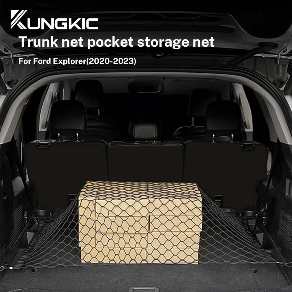 Car Mesh Elastic Nylon For Ford Explorer 2020 -2023 Rear Back Cargo Trunk Storage Organizer Luggage Net Holder Accessory
Car Mesh Elastic Nylon For Ford Explorer 2020 -2023 Rear Back Cargo Trunk Storage Organizer Luggage Net Holder Accessory