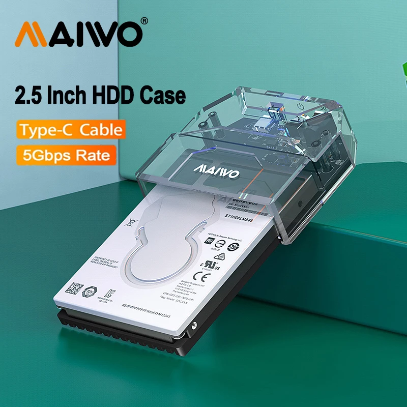 MAWIO 7-15mm 2.5'' Sata Mechanical SSD Mobile Hard Disk Box Suitable for 1G Files in 3 Seconds Transmission C TO A data cable
MAWIO 7-15mm 2.5'' Sata Mechanical SSD Mobile Hard Disk Box Suitable for 1G Files in 3 Seconds Transmission C TO A data cable