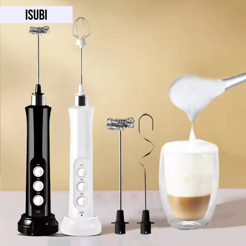 3 In 1 Portable Electric Milk Frother Foam Maker Handheld Rechargeable Foamer High Speeds Drink Mixer Coffee Frothing Wand
3 In 1 Portable Electric Milk Frother Foam Maker Handheld Rechargeable Foamer High Speeds Drink Mixer Coffee Frothing Wand