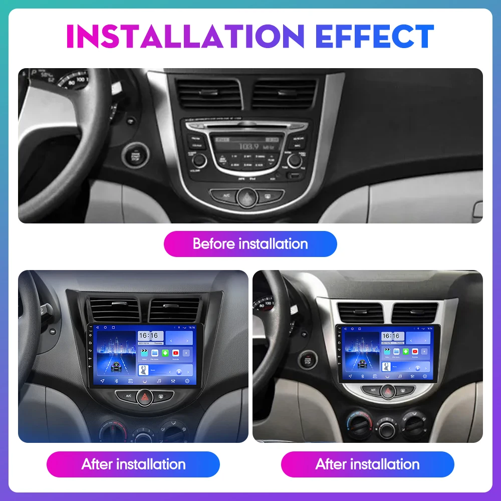 10.33 Inch Car Radio For Hyundai Verna Accent Solaris 2010-2016 2Din Android Car Stereo DVD GPS Navigation Player QLED Carplay
10.33 Inch Car Radio For Hyundai Verna Accent Solaris 2010-2016 2Din Android Car Stereo DVD GPS Navigation Player QLED Carplay