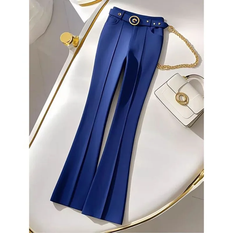 Women Autumn Winter Simplicity Office Lady Solid Color Flare Women Clothes Elegant Temperament Wide Leg All-match Casual Pants
Women Autumn Winter Simplicity Office Lady Solid Color Flare Women Clothes Elegant Temperament Wide Leg All-match Casual Pants