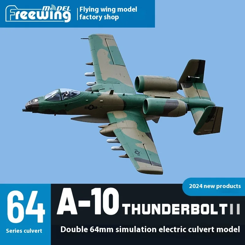 A-10 64mm V2 Double-Ducted Attack Aircraft Model Airplane Freewing Flying Wing Model Fighter Model Empty.
A-10 64mm V2 Double-Ducted Attack Aircraft Model Airplane Freewing Flying Wing Model Fighter Model Empty.