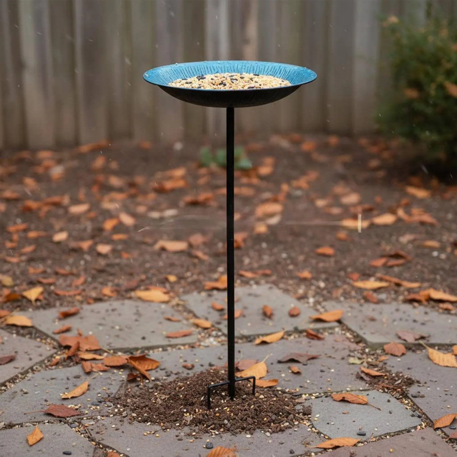 Metal Avian Bath Stake Weather Resistant Wrought Avian Basin Feeding Station Garden Decor Vintage and Design Easy Assembly
Metal Avian Bath Stake Weather Resistant Wrought Avian Basin Feeding Station Garden Decor Vintage and Design Easy Assembly