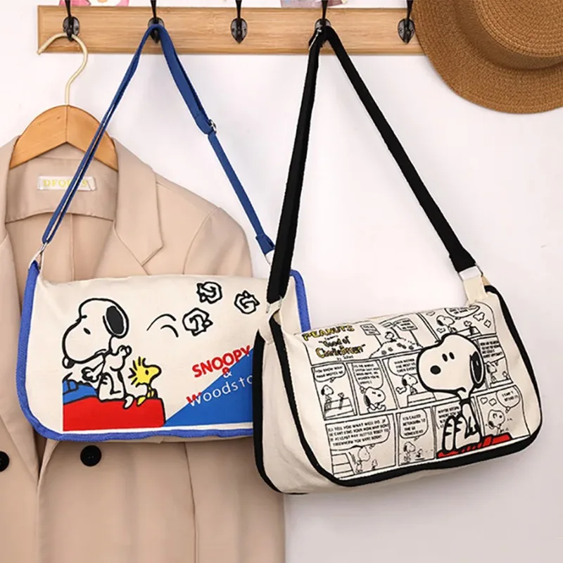 Snoopy Kawaii Anime Crossbody Bag Cartoon Shoulder Bag Casual All-match Satchel Fashion Commuter Tote Handbag Students Backpacks
Snoopy Kawaii Anime Crossbody Bag Cartoon Shoulder Bag Casual All-match Satchel Fashion Commuter Tote Handbag Students Backpacks