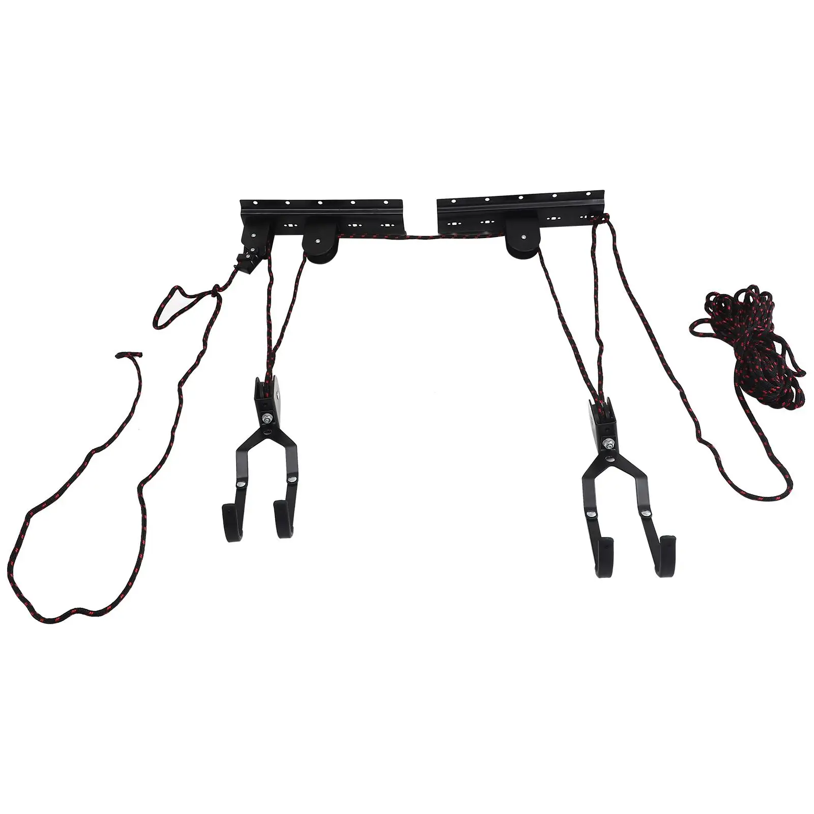 Mountain Bike Storage Hooks Stands Heavy Duty Bike Hangers with Ropes 50KG (Black, Random Color Rope)
Mountain Bike Storage Hooks Stands Heavy Duty Bike Hangers with Ropes 50KG (Black, Random Color Rope)