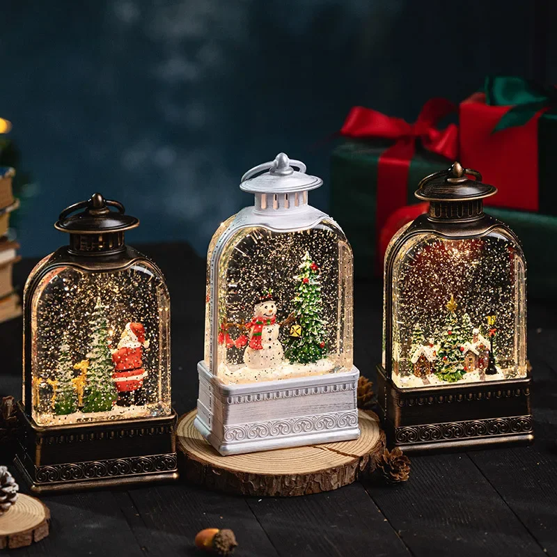 DurableChristmas Decorations Night Light Portable Small Oil Lamp Falling Snow Music Box Music Box Scene Arrangement Craft Gifts
DurableChristmas Decorations Night Light Portable Small Oil Lamp Falling Snow Music Box Music Box Scene Arrangement Craft Gifts